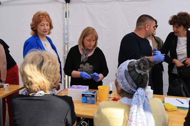 Zagreb: Obilježavanje Svjetskog dana zdravlja na Trgu bana Josipa Jelačića