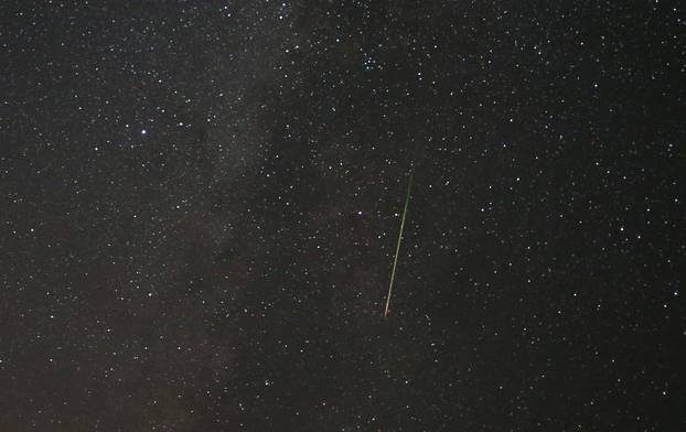 Perseid meteor shower seen from Zenica