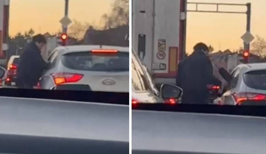 VIDEO Tučnjava na Slavonskoj aveniji: 'Htio mu je ući u traku pa je izašao van i počeo ga tući'