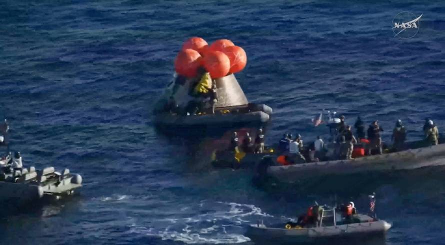 Artemis II crew returns to Earth