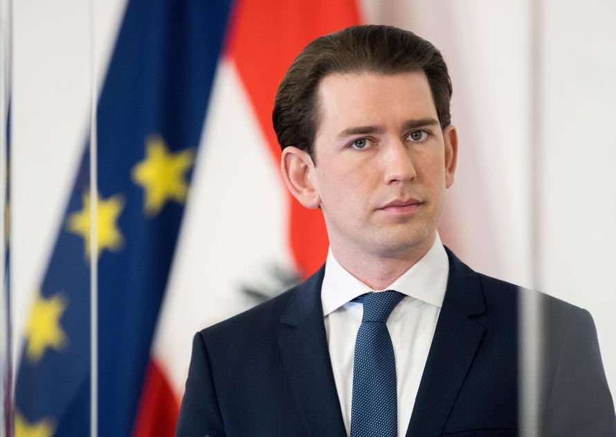 FILE PHOTO: Austria's Chancellor Kurz attends a news conference in Vienna