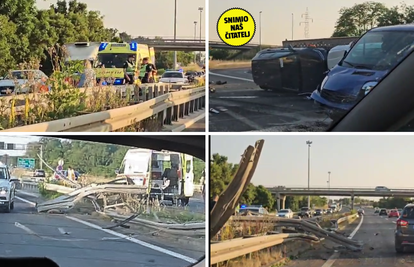 VIDEO Jedan mrtav u nesreći na A4. Sudarili se kombi, motocikl i dva automobila: 'Veliki je kaos'