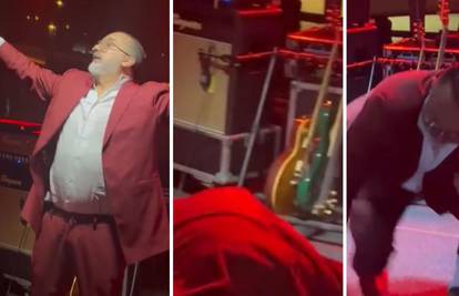 VIDEO Tony Cetinski pao na pod usred koncerta u Beogradu: Kolege mu potrčale u pomoć...
