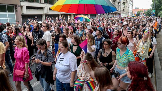 Zagreb: 22. Povorka ponosa pod sloganom "Zajedno za trans prava!"