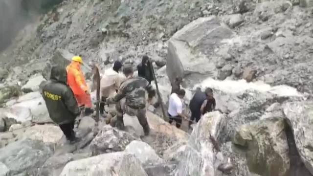 Tourists rescued after heavy rains trigger landslides in India's Sikkim