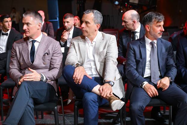 Zagreb: Ceremonija  dodjele  nagrade SuperSport Hrvatske nogometne lige