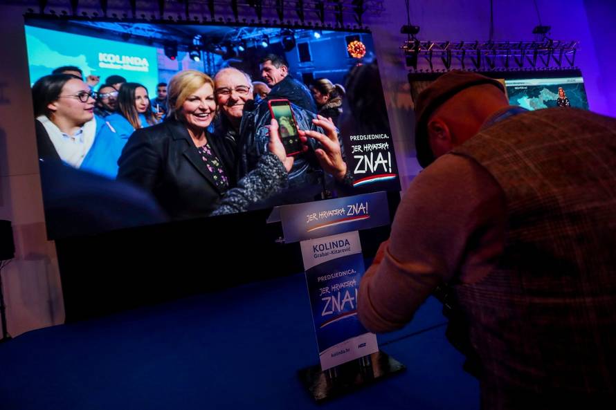 Zagreb: Izborni stožer Kolinde Grabar-Kitarović