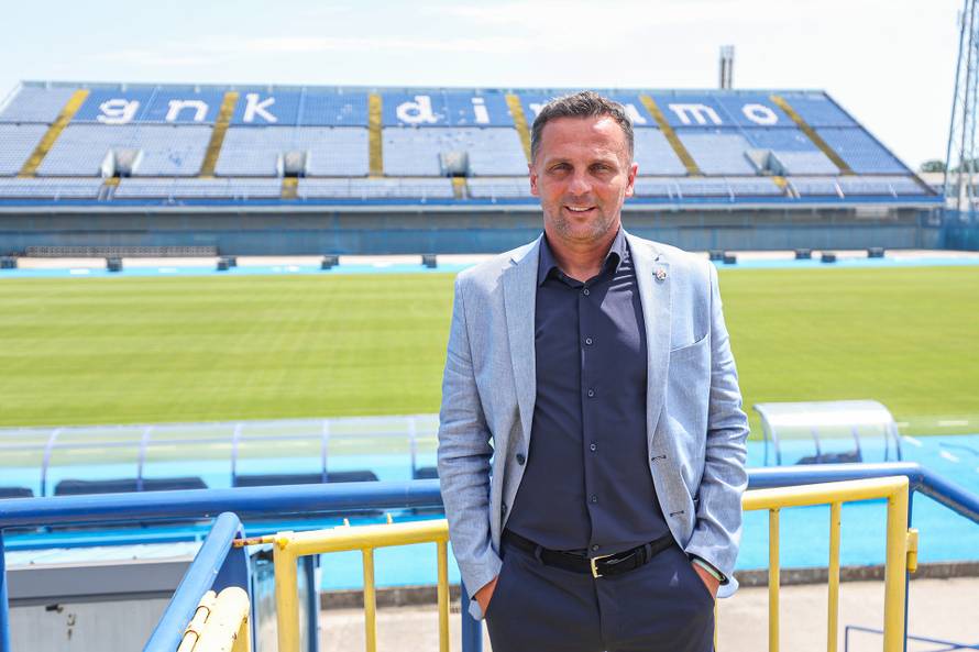 Zagreb: Na konferenciji za medije Dinamo predstavio novog trenera Maria Kovačevića