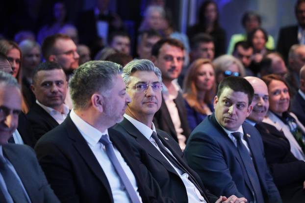 Rijeka: Premijer Plenković na proslavi 36. godišnjice osnutka HDZ-a