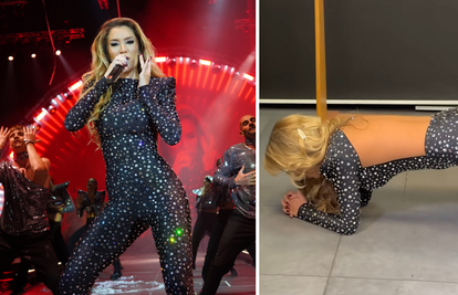 Ovo još niste vidjeli: Pogledajte kako se 'balkanska Beyoncé' upjevava za koncert u Areni...