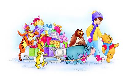 Winnie Pooh: Kako pomoći Djedu Božićnjaku?