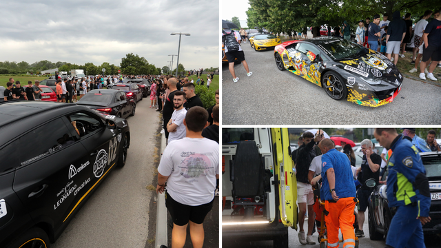 Organizator okupljanja skupih automobila Zagrebu: 'Previše je ljudi došlo, nismo to očekivali'