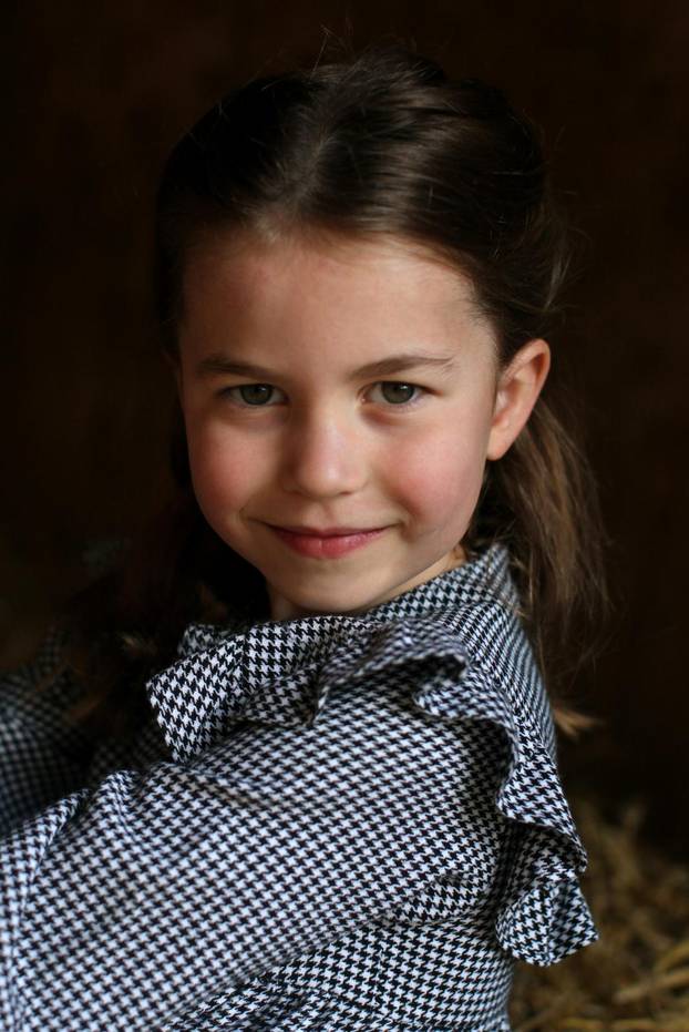 Britain's Princess Charlotte celebrates her fifth birthday