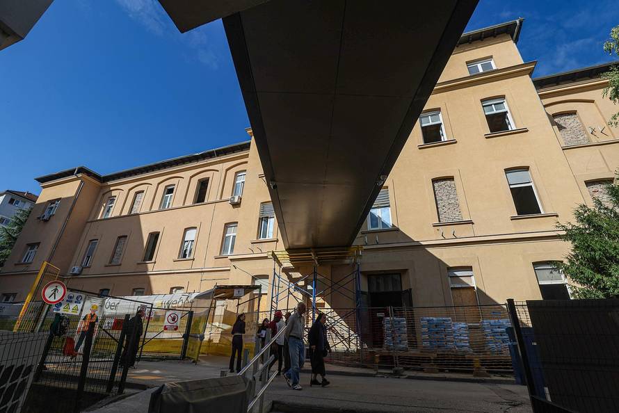 Zagreb: Građevinski radovi na KBC Sestre milosrdnice 