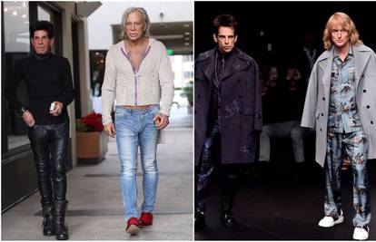 Mickey Rourke i njegov prijatelj frizer kao Zoolander i Hensel