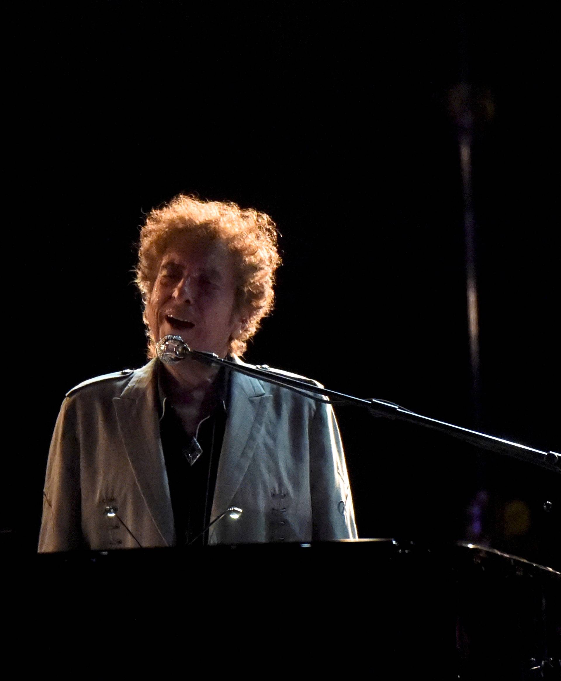 FILE PHOTO: Bob Dylan performs during the Firefly Music Festival in Dover, Delaware