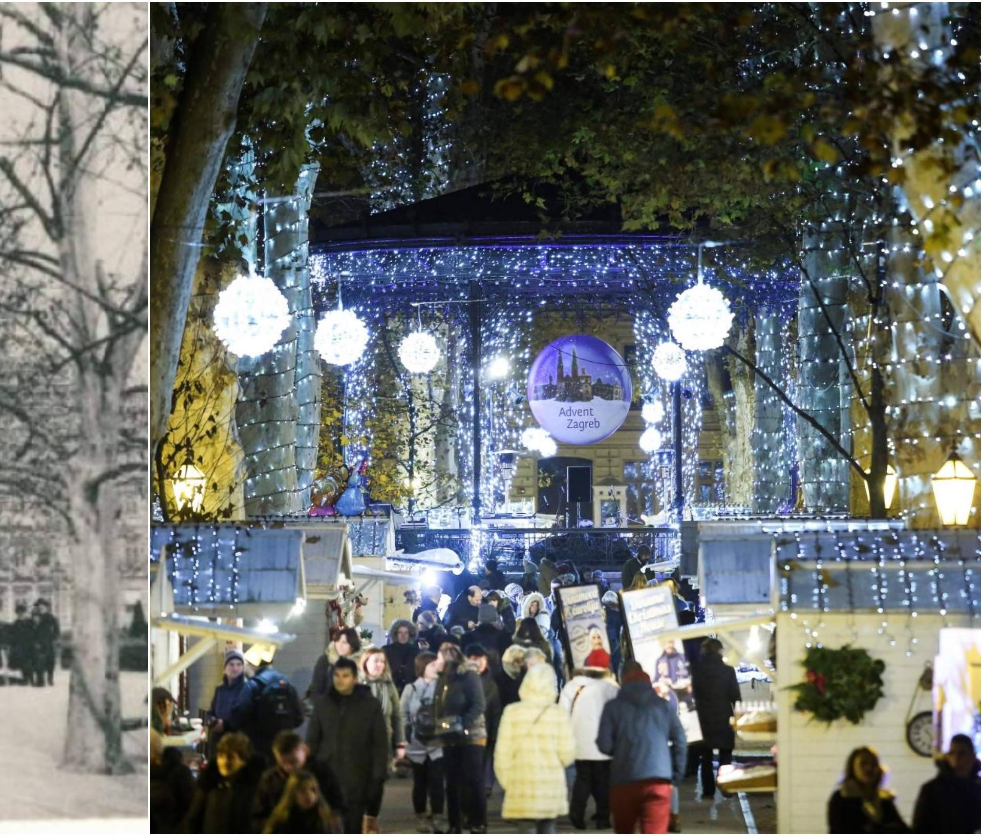 Zagreb za Advent nekad, kad u gradu nije bilo ni 'k' od kućica