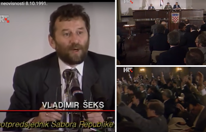 Dan Hrvatskog sabora: 8. listopada 1991. Sabor RH raskida sve veze s bivšom SFRJ