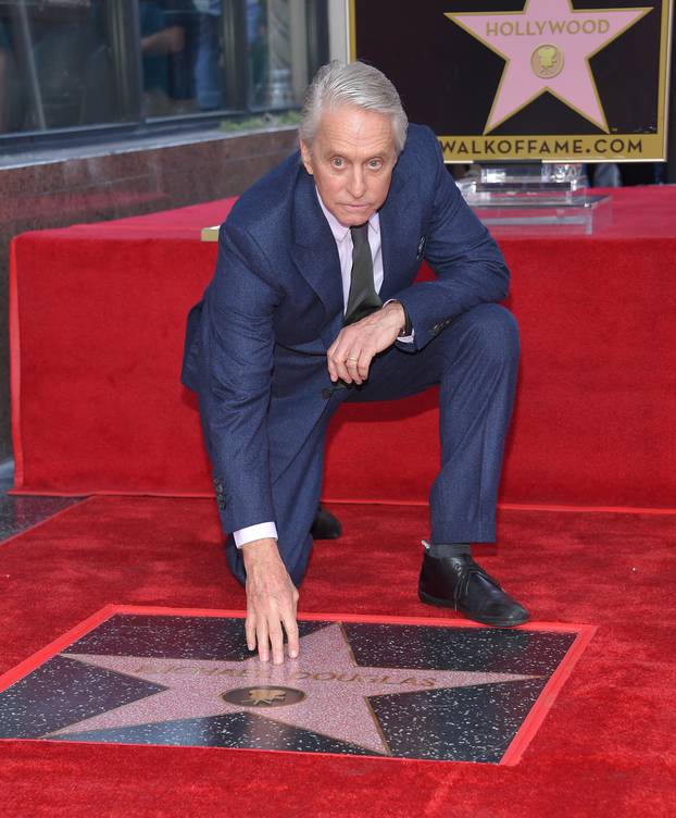 Michael Douglas Hollywood Walk of Fame Ceremony - Los Angeles