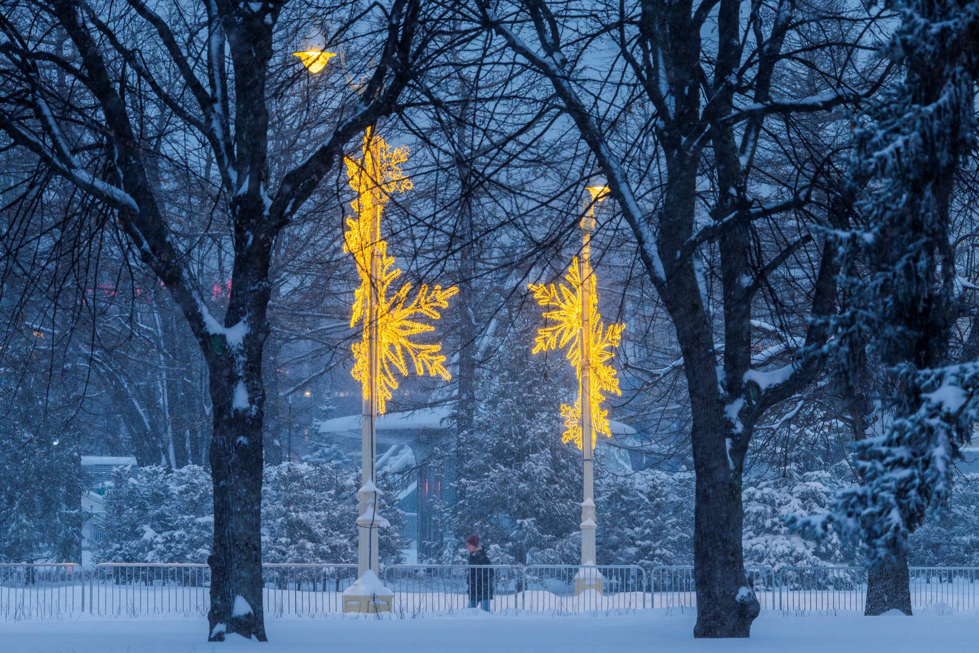 Christmas decorations in Moscow