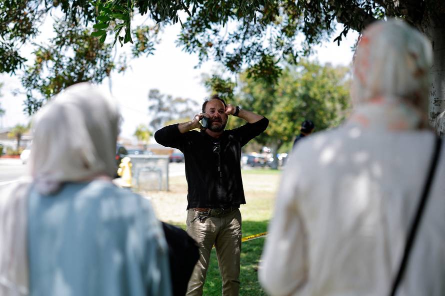 Scene of a reported active shooter situation at the Islamic Center in San Diego