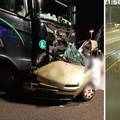 Užas na A1 kod Splita: Jedan mrtav. Auto smrskan u sudaru s kamionom, zatvorili autocestu
