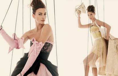 Irina Shayk i Bella Hadid glume lutkice u Moschino haljinama