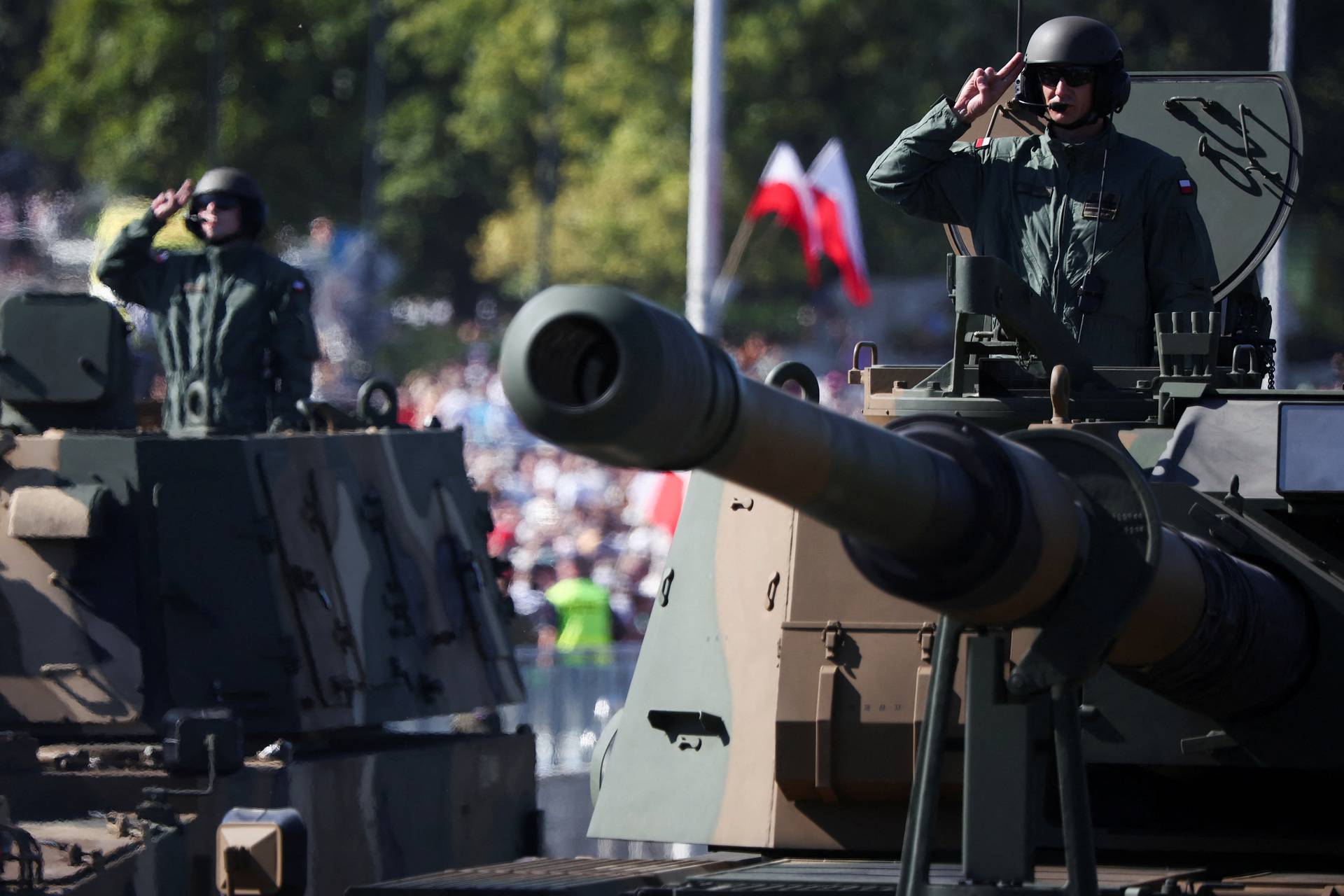Poland's Armed Forces Day celebrations, in Warsaw