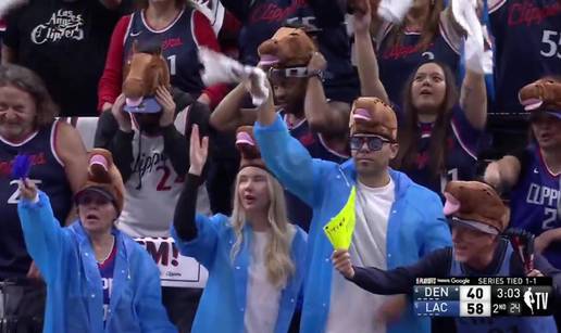 Zubac poveo protiv Jokića, LA Clippersi razbili su Denver! Srbi u šoku zbog provokacije tribina