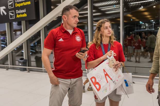 Doček olimpijaca u Zračnoj luci Split