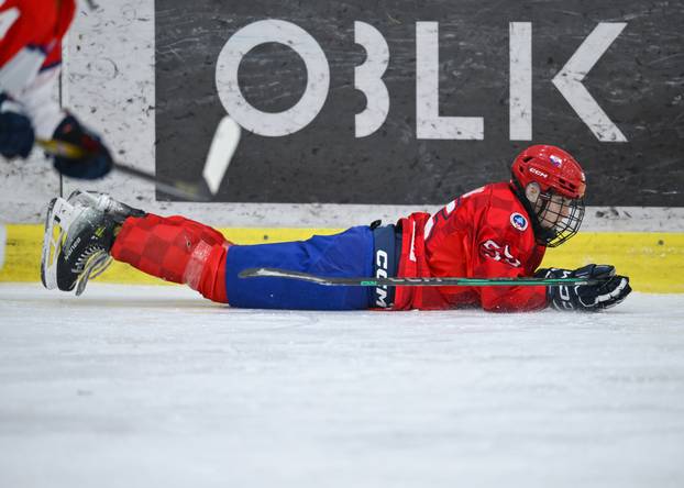 Zagreb:  Susret Hrvatske i Srbije na Svjetskom prvenstvu u hokeju za žene divizije III