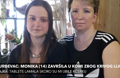 Monika (14) iz Đurđevca zbog krivog lijeka završila  u komi