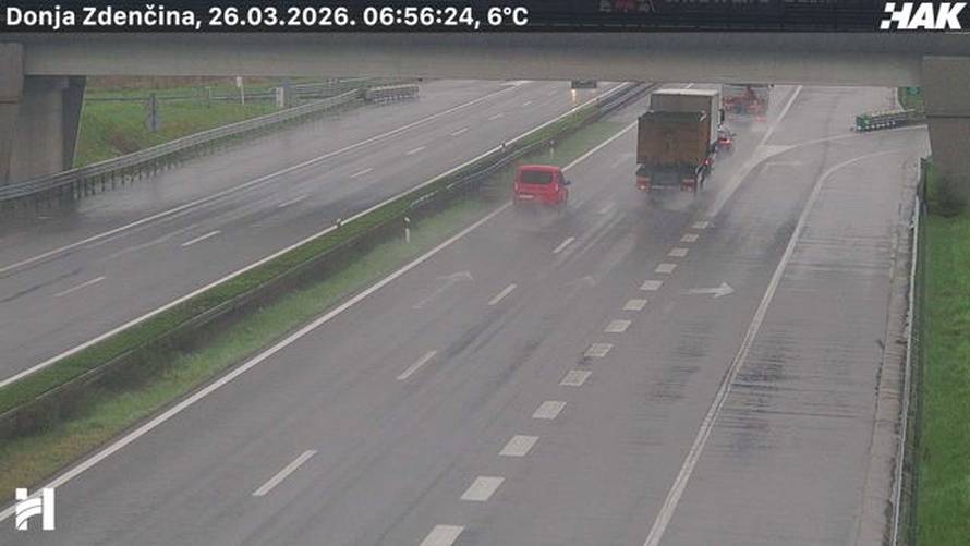 FOTO SNIJEG ZAMEO CESTU Evo kako izgleda A6 Zagreb - Rijeka