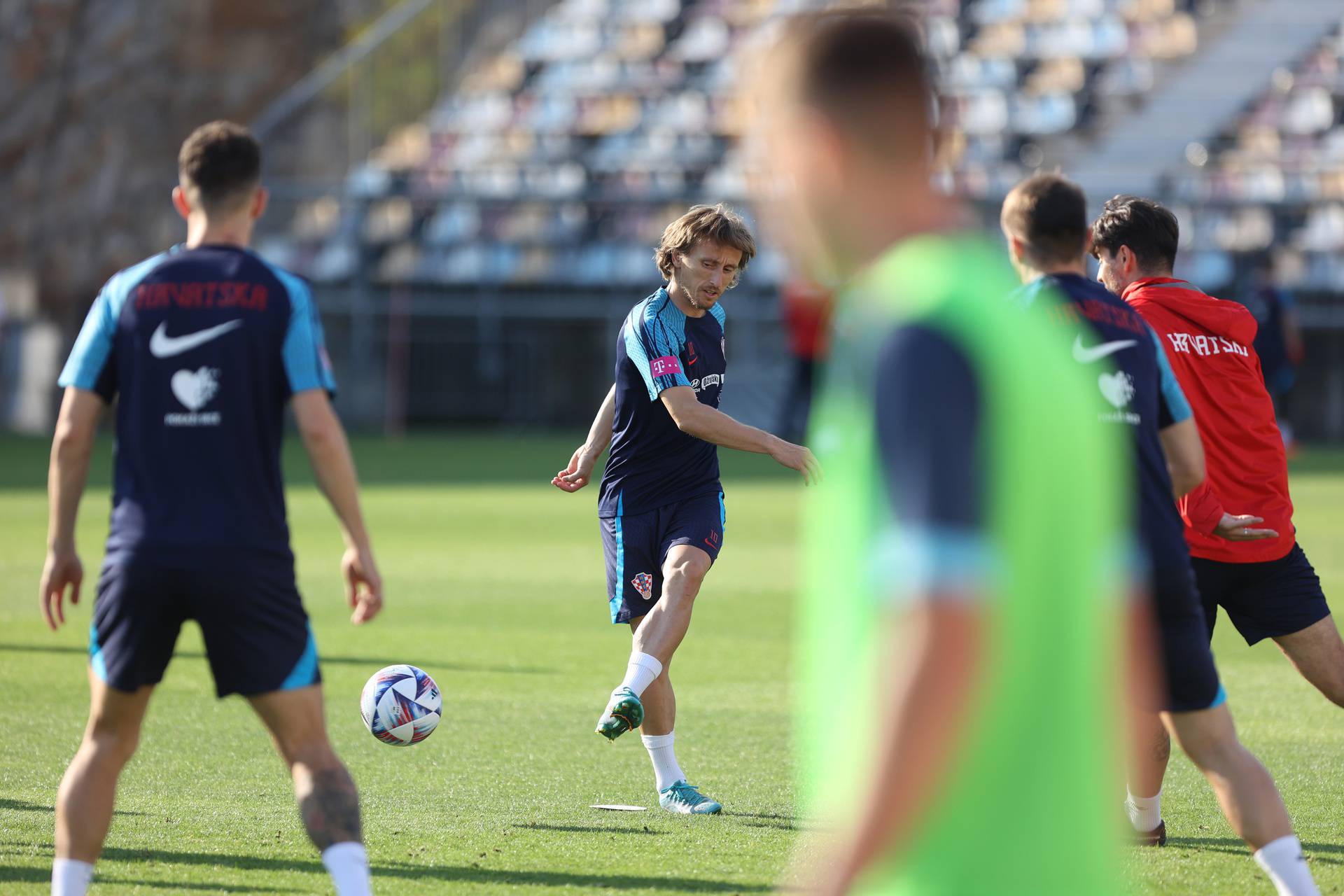 Rijeka: Na stadionu Rujevica održan trening Hrvatske nogometne reprezentacije 