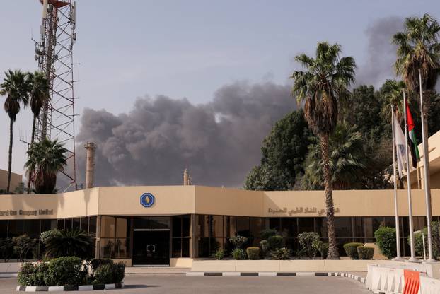 Smoke billows after Iranian attack, following United States and Israel strikes on Iran