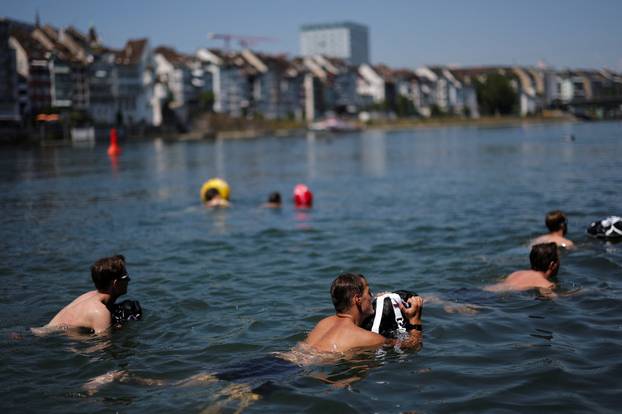 Vrućine u Švicarskoj.
