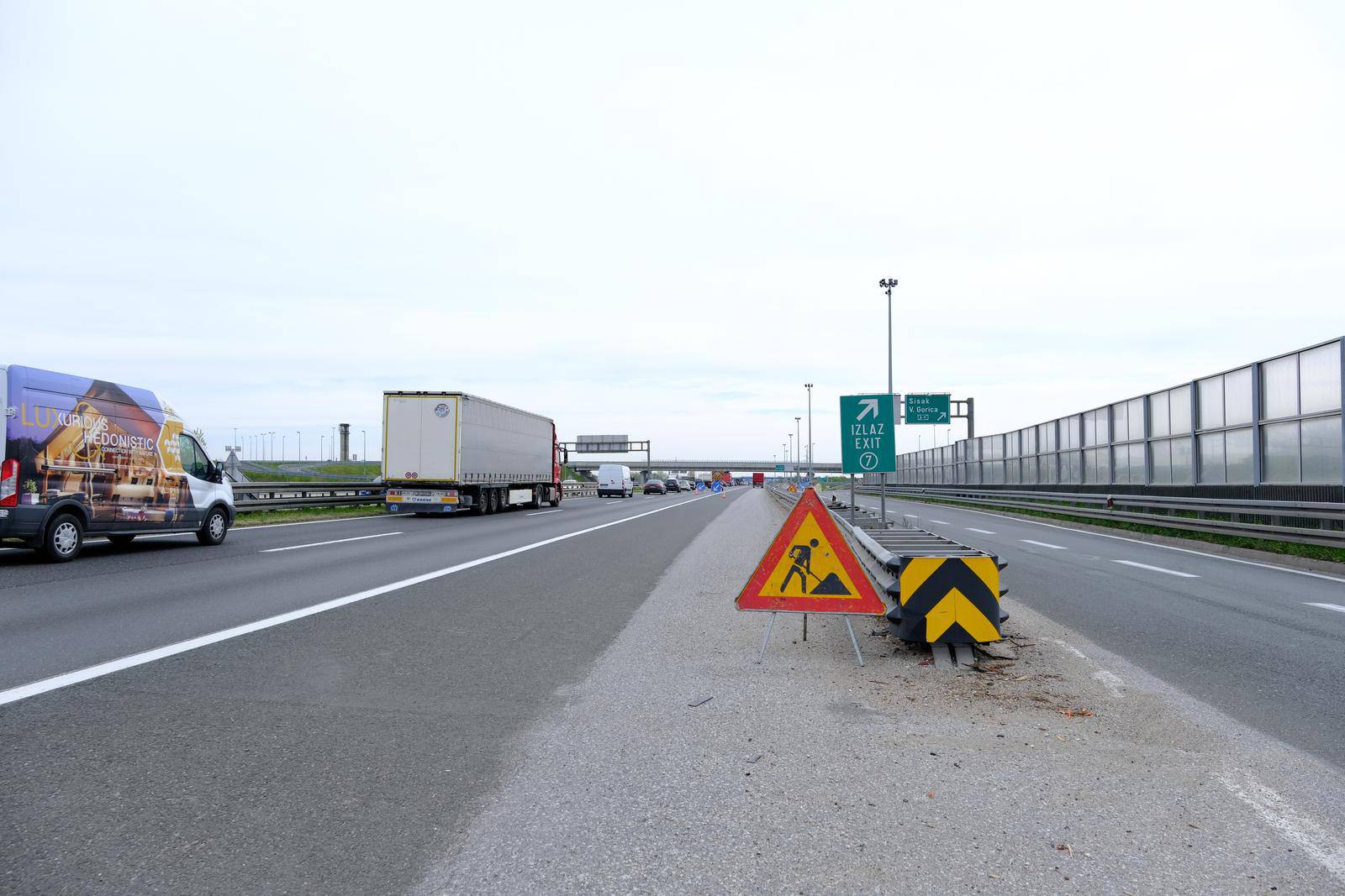 Zagreb: Gužve na obilaznici zbog početka radova