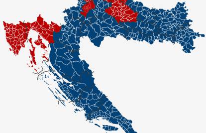 Crveno i plavo: Evo kako su  glasali vaši susjedi i prijatelji