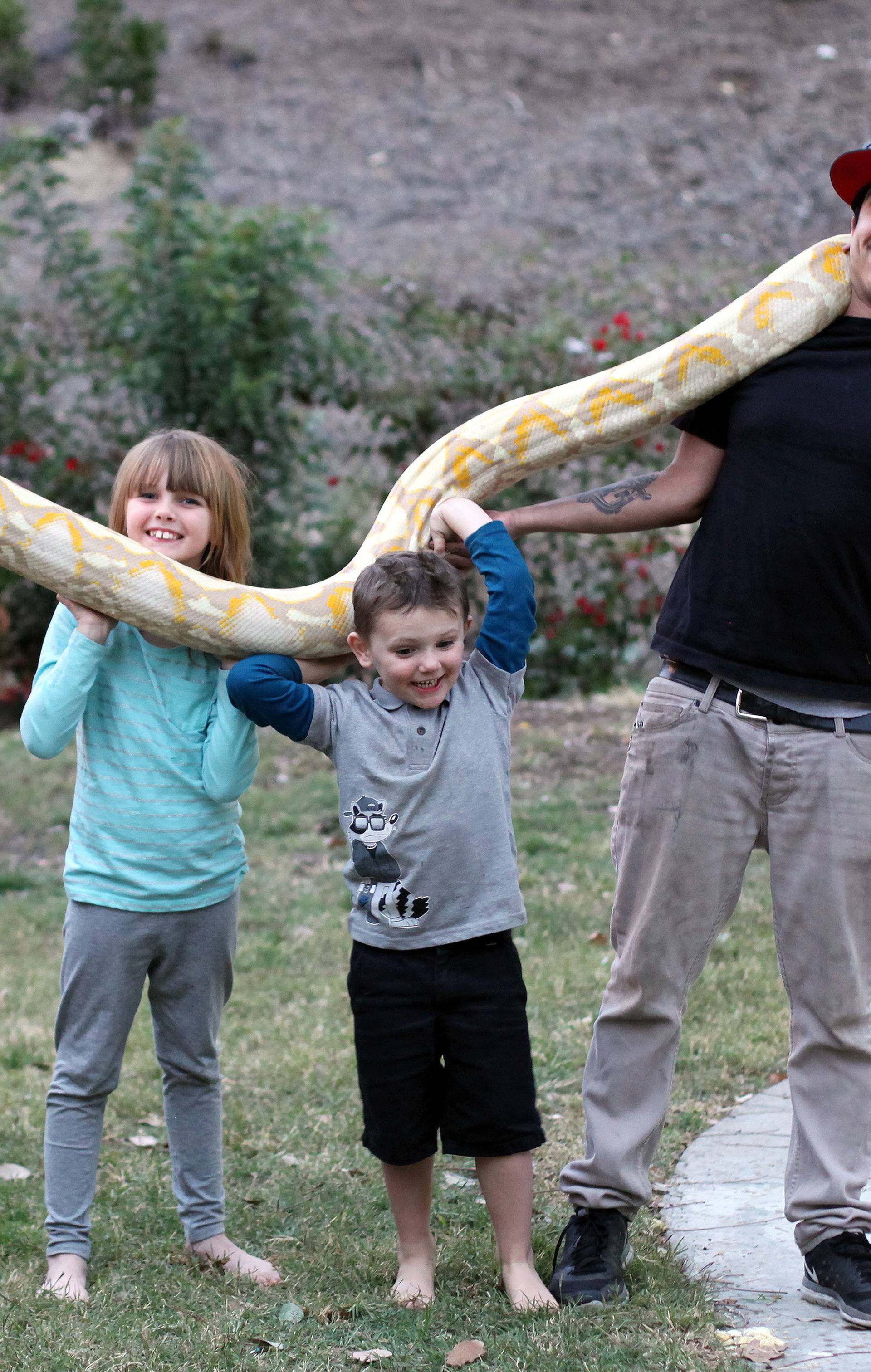 Ovim klincima kućni ljubimci su zmije, gušteri i piton od 5 m