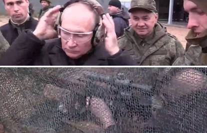 VIDEO Putinov propagandni potez: Obišao vojni kamp, legao na zemlju i pucao iz snajpera