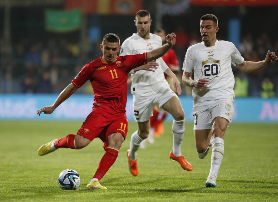 UEFA Euro 2024 Qualifier - Group G - Montenegro v Serbia