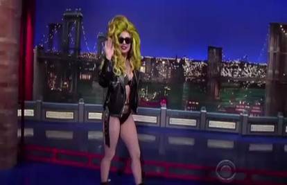 Polugola Lady GaGa 'otela' je Lettermanu publiku iz studija