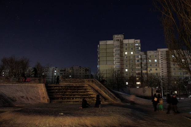 Power blackout in Kyiv