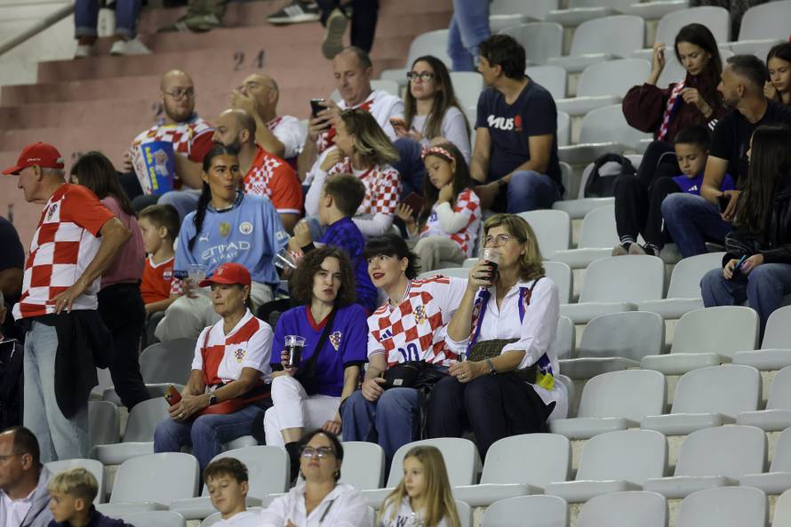 Atmosfera na Poljudu na utakmici između Hrvatske i Španjolske u Ligi nacija