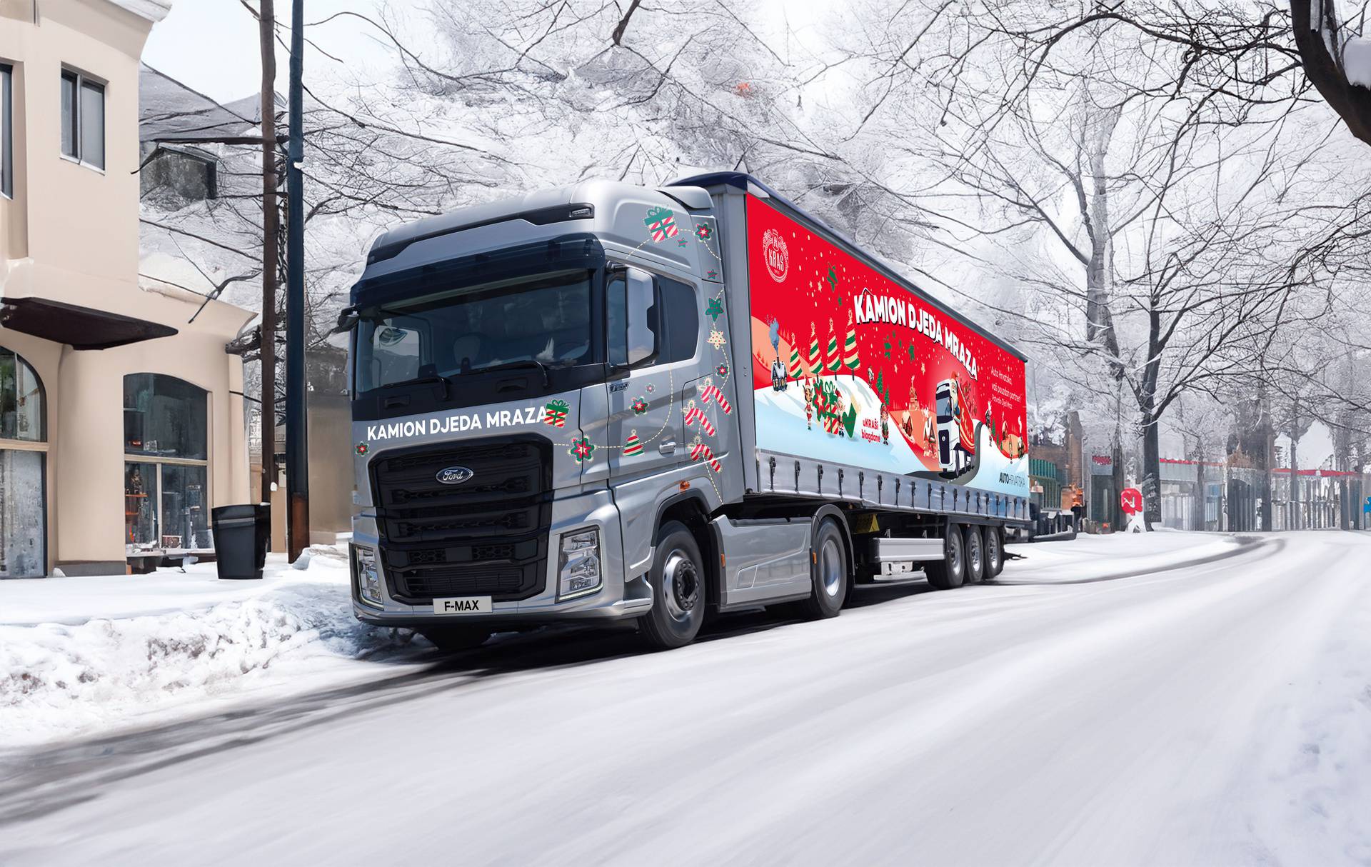 Kamion Djeda Mraza uskoro na velikoj božićnoj turneji Hrvatskom
