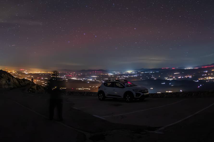 Aurora Borealis promatrana s vrha Biokova Sv. Jure 