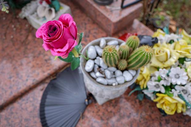 Zadar: Grob Massima Savića na 3. obljetnicu njegove smrti 