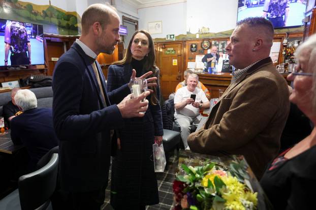 Britain's Prince William and Princess Kate visit Scotland
