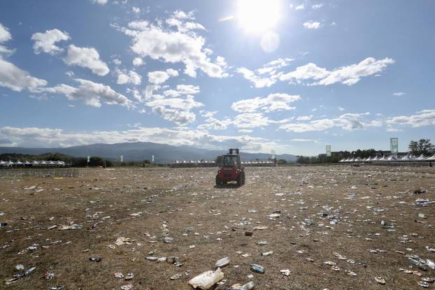 Jutro nakon koncerta Marka Perkovića Thompsona na sinjskom hipodromu
