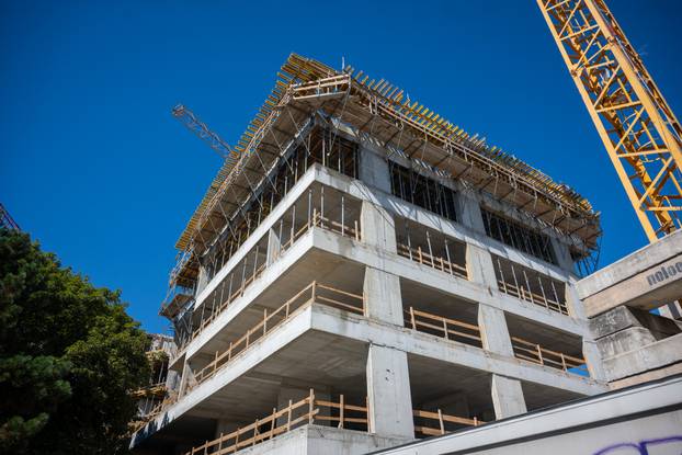 Zagreb: Gradilište i zgrada Projekt Avenue V, 